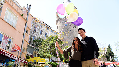 galata kulesinde evlenme teklifi